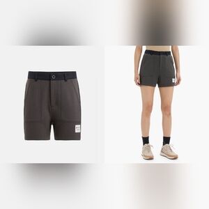 ICEBREAKER Wmns IB x Timberland Merino Terry Chino Shorts, Onyx/Black M
